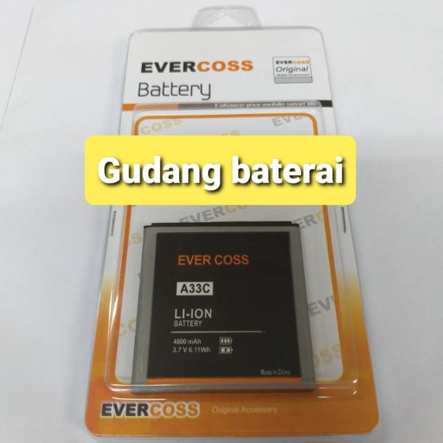 Baterai battery batre evercoss A33C