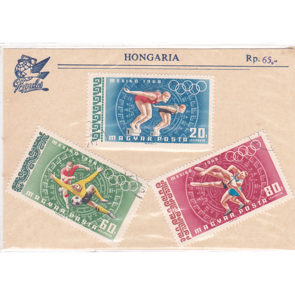 

Perangko Hungaria Olimpiade 1968