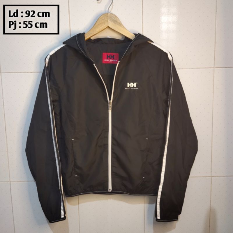 helly hansen Thrift PL brand bekas second branded  Hoodie jaket jacket preloved outdoor