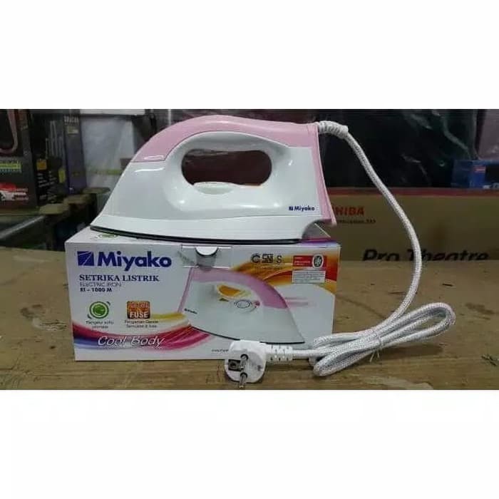 Setrika Miyako EI - 1000M Setrika dry iron Anti Lengket Promo Termurah