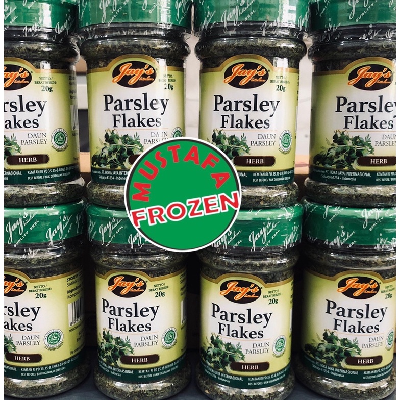 

Parsley Flakes 25gr Jay’s