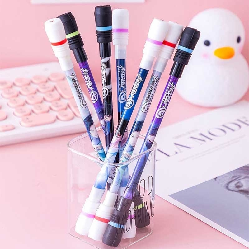 1pc Pulpen Gel Motif Anime Kreatif Untuk Pelajar