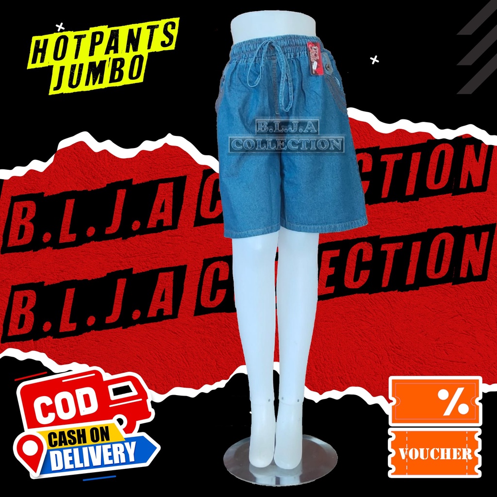 FASHION BAWAHAN PAKAIAN CELANA PENDEK HOTPANT RENT - HP RENT PANTS JUMBO WANITA CEWEK PINGGANG IKAT 