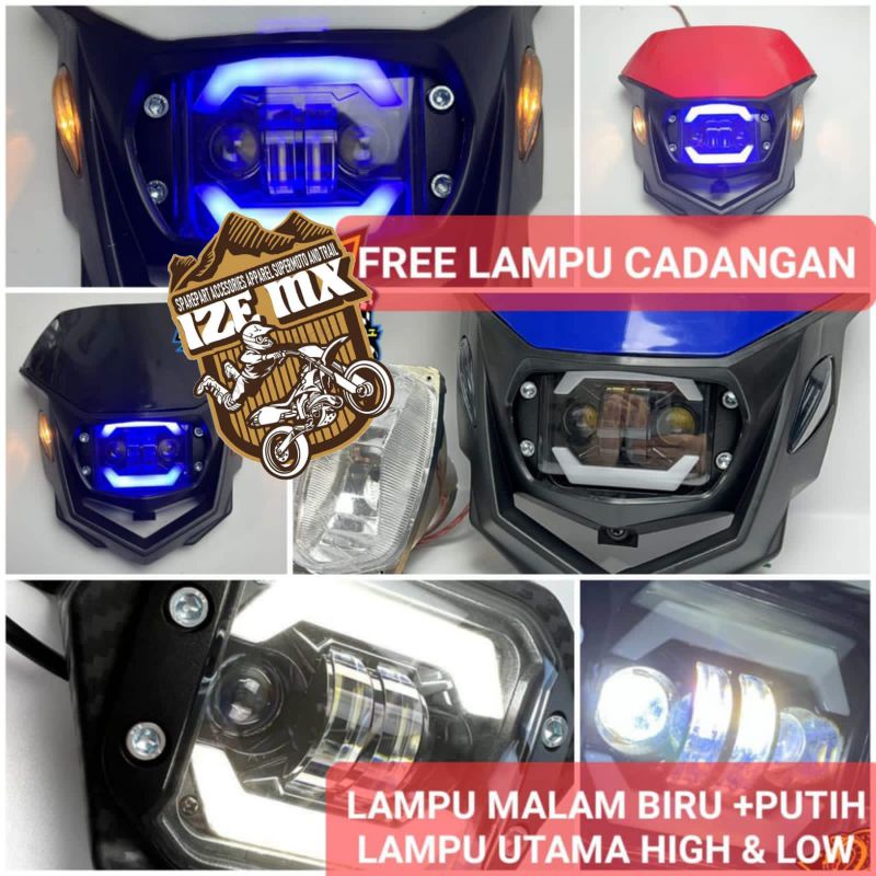 Headlamp Polisport LED Daymaker KLX BF WR 155 CRF 150L