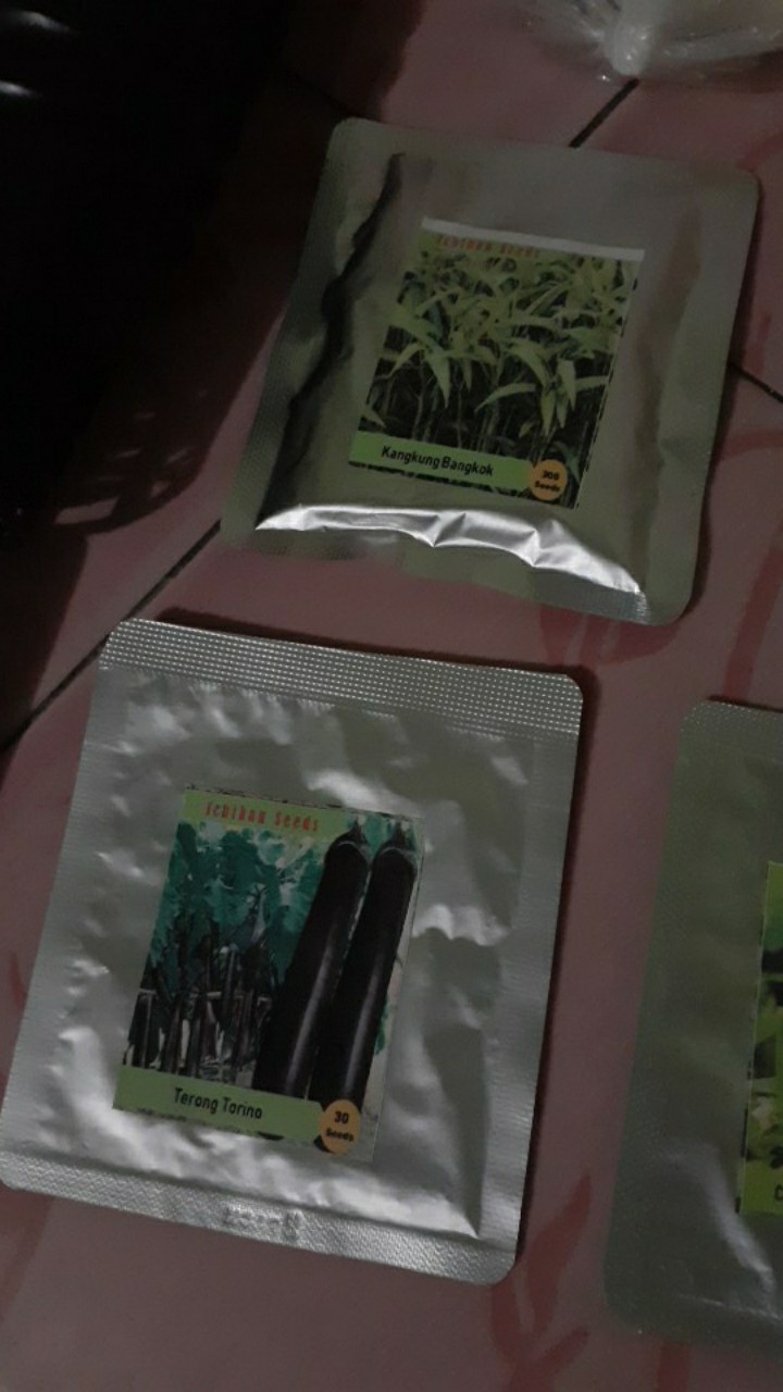 Benih Bibit Biji Terong Torino Ungu Panjang Kemasan Alumunium Foil