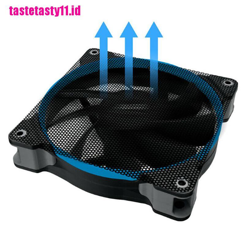 (TTID) 5pcs / Set Filter Mesh PVC Anti Debu Ukuran 14cm Untuk Kipas Pendingin Komputer PC