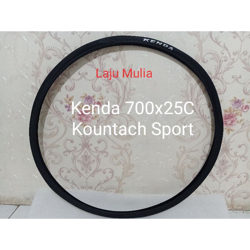 Ban Luar Kenda 700x25C Kountach Sport Black