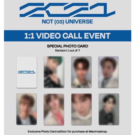 [PO] Benefit Mecima Album Universe NCT 2021 Fansign Fs Photocard Sharing