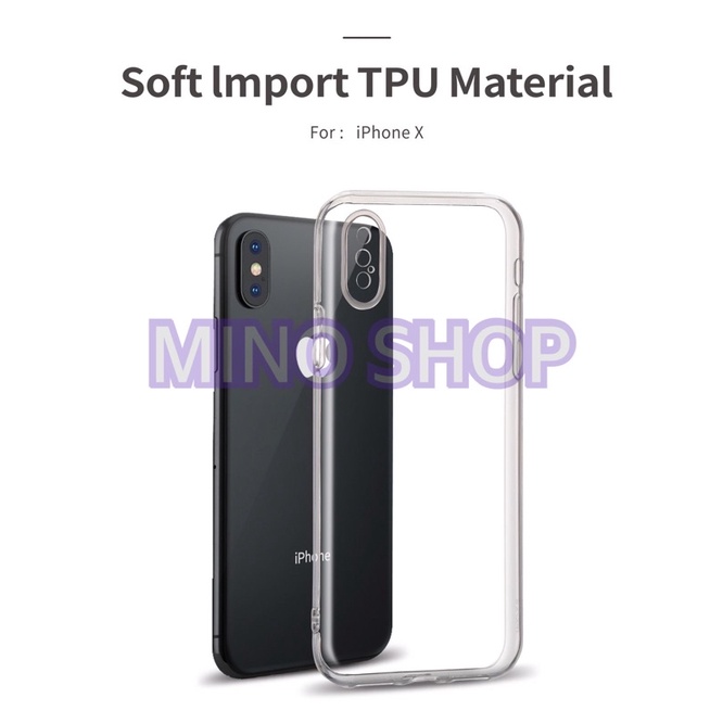 SOFTCASE TRANSPARAN IPHONE X - IPHONE XS PREMIUM CLEAR SOFT CASE