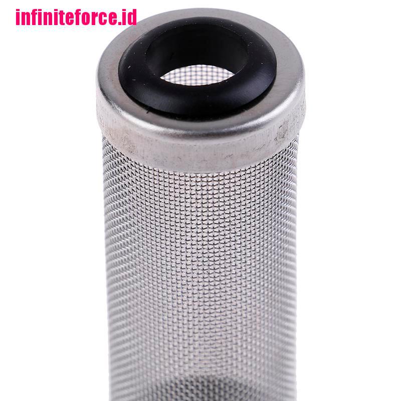 [IN*]Stainless Steel Filter Inflow Mesh Shrimp Cylinder Protect Aquarium Accessories