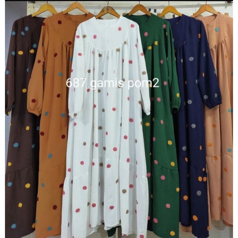 gamis crincle by raja fashion