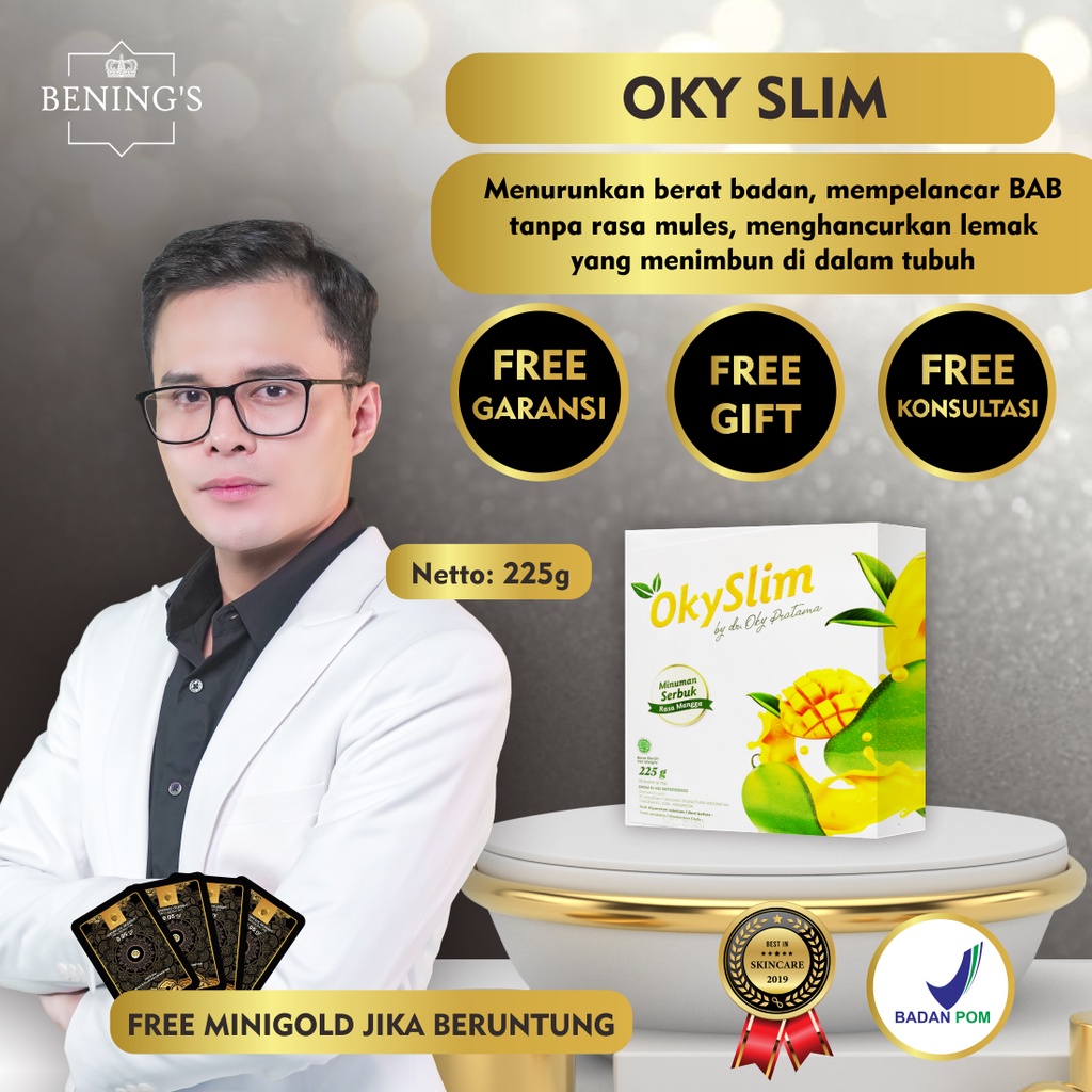 OKYSLIM BENING SKINCARE DR. OKY PRATAMA | PELANGSING ANTI GAGAL | MELANGSINGKAN & MENURUNKAN BB | BP