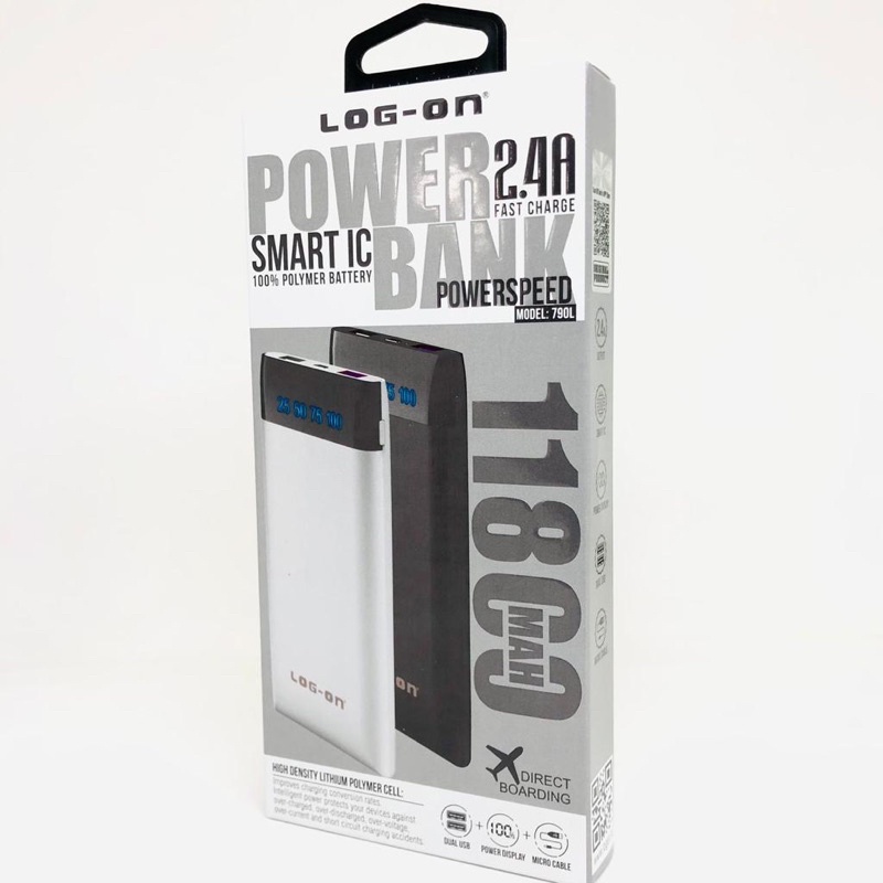 POWERBANK LOG ON 11800MAH POWERSPEED 790L