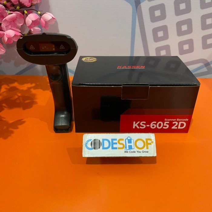 SCANNER QR CODE |KS-605 / KS605 2D USB Barcode Reader 1D/2D Layar HP