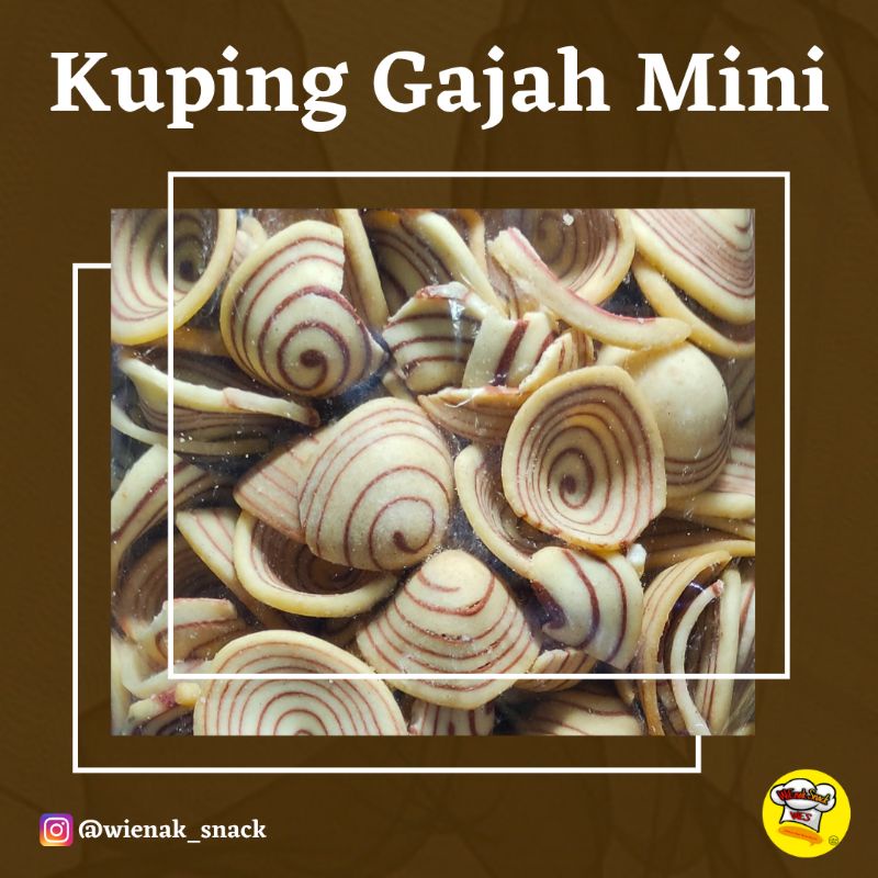 

Camilan Kiloan Kuping Gajah Mini Original (500 g)