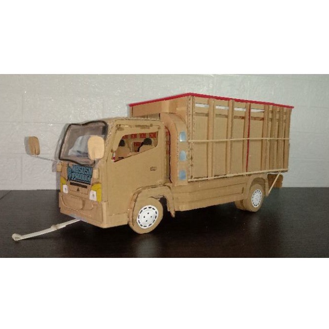 Miniatur Truk Oleng Kardus