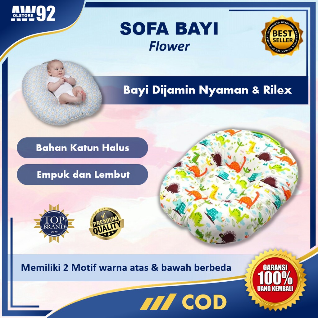 Sofa Tempat Duduk Kursi Santai Bayi Anak Baby Jumbo Multifungsi Sofa Bantal Bayi Belajar Duduk SO01