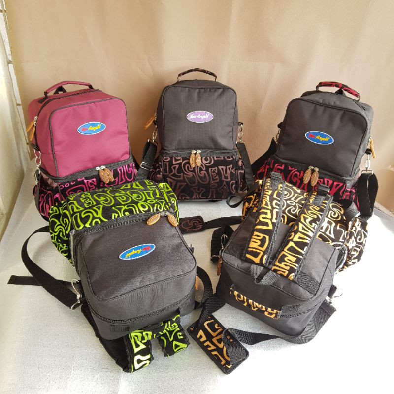 Tas Asi ADVENTURE 3IN1 / Cooler Bag 3in1 Backpack Tas penyimpan Asi Two Angels s1