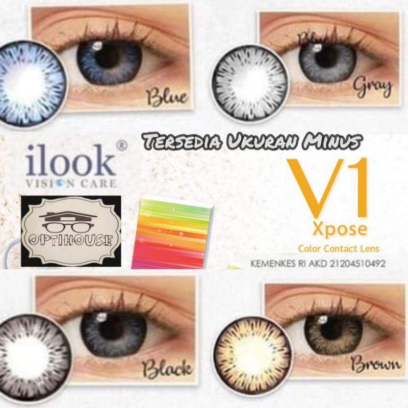 Softlens warna Eyezone V1 Xpose