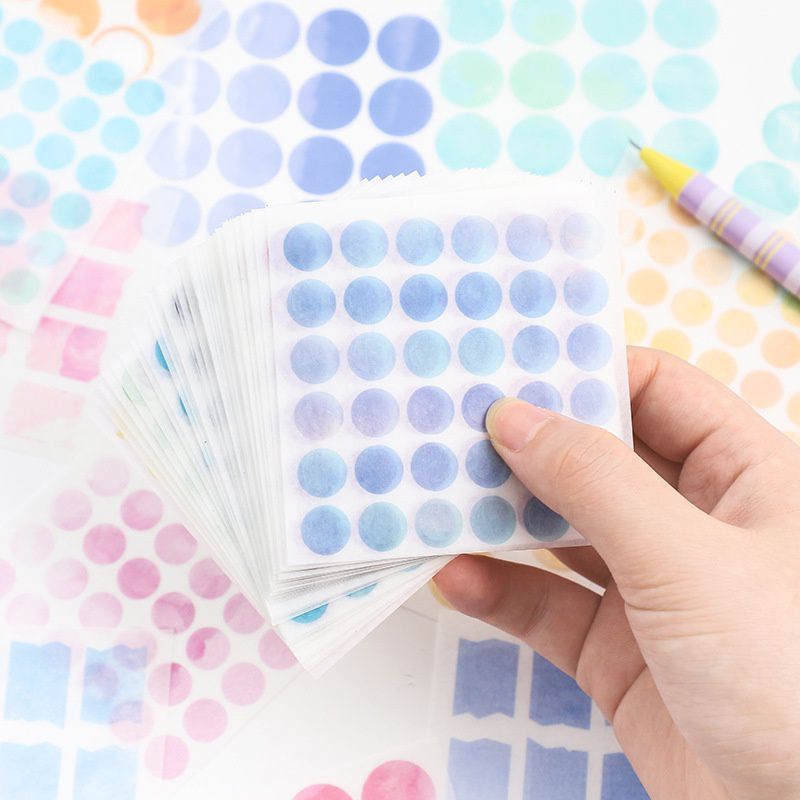 

Stiker Washi Basic Jurnal Tema Watercolor Sticker Aesthetic Diary