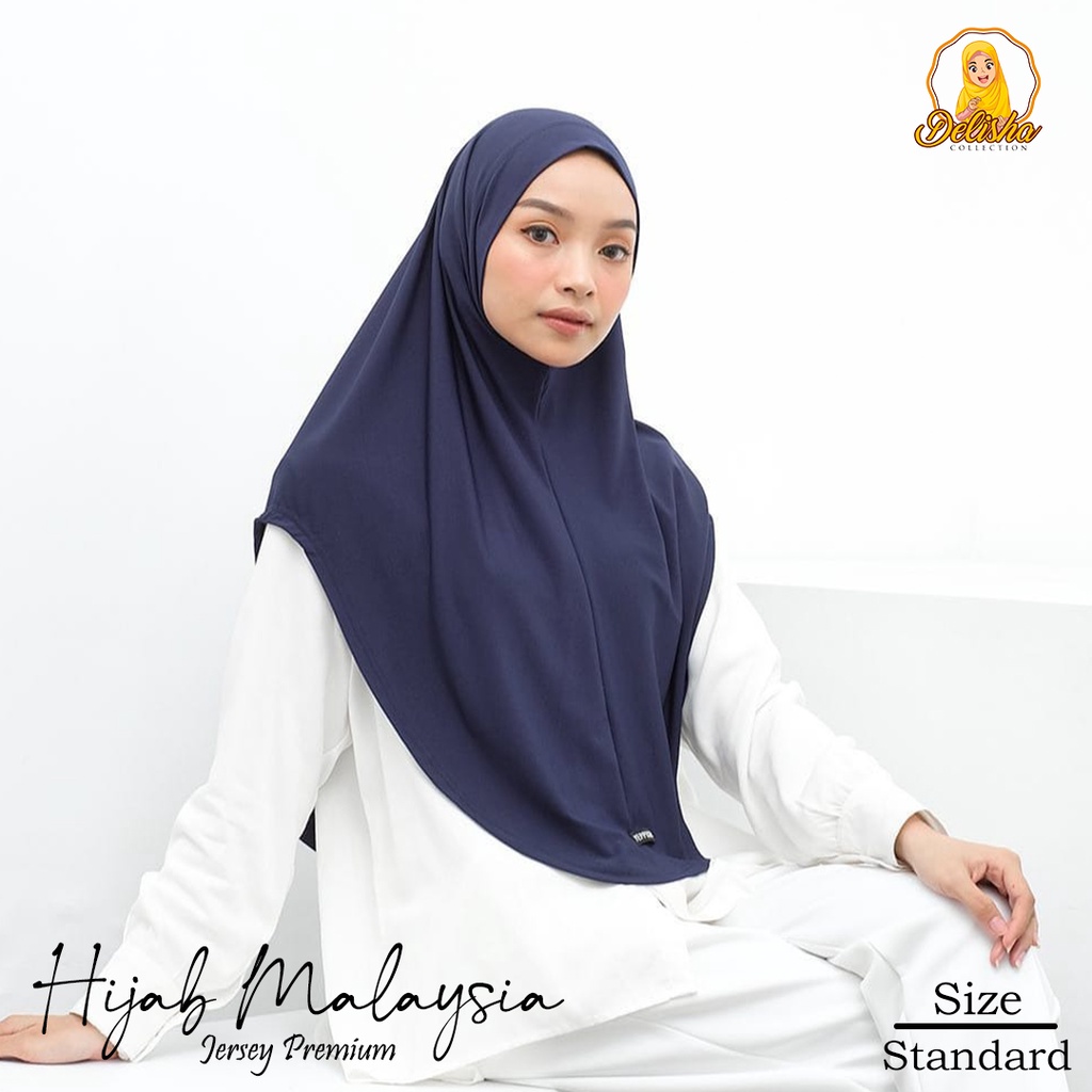 Bergo Malaysia Jersey Premium/ Hijab Syria Malaysia