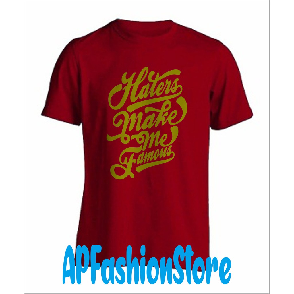 KAOS DISTRO HATERS MAKE ME FAMOUS