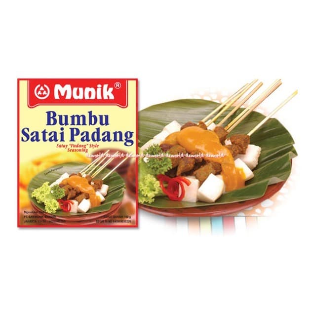

Ready- Munik Bumbu Sate Padang Satay Padang Style Seasoning Bumbuinstan 100Gr