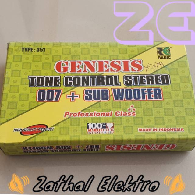 Kit Tone Control Stereo 007 plus Subwoofer