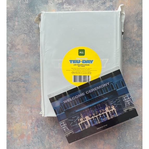 [READY] TREASURE 1ST PRIVATE STAGE [TEU-DAY] KiT VIDEO - WEVERSE POSTCARD TEUDAY