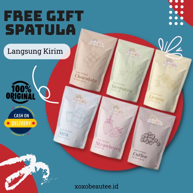FREE SPATULA MASKER | CAMILLE BEAUTE | MASKER CAMILLE | MASKER ORGANIK