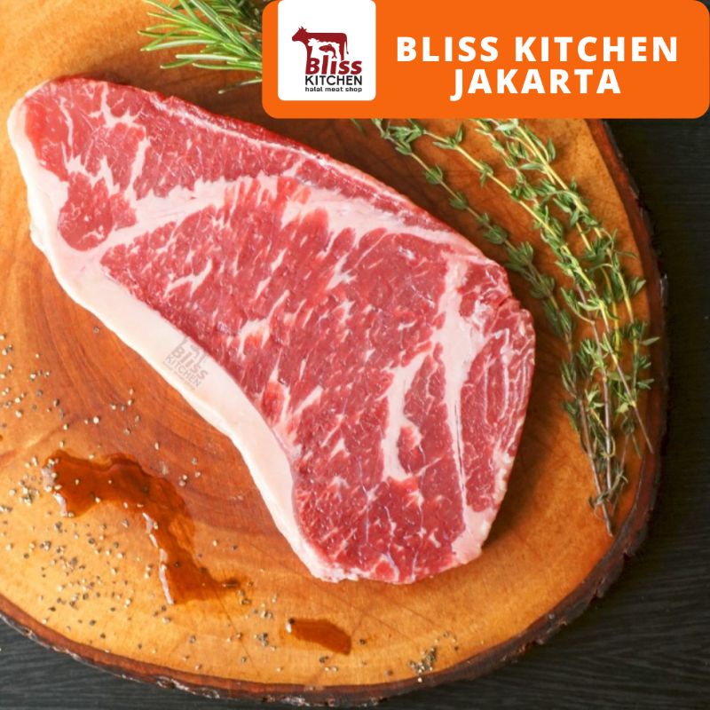 

Ebony Black Australian Black Angus Beef Sirloin Steak MB4+ 200gr
