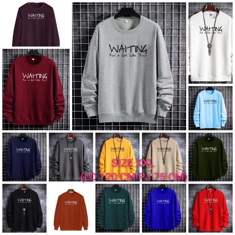 COD/DS/BAJU SWEATER WAITING XXL