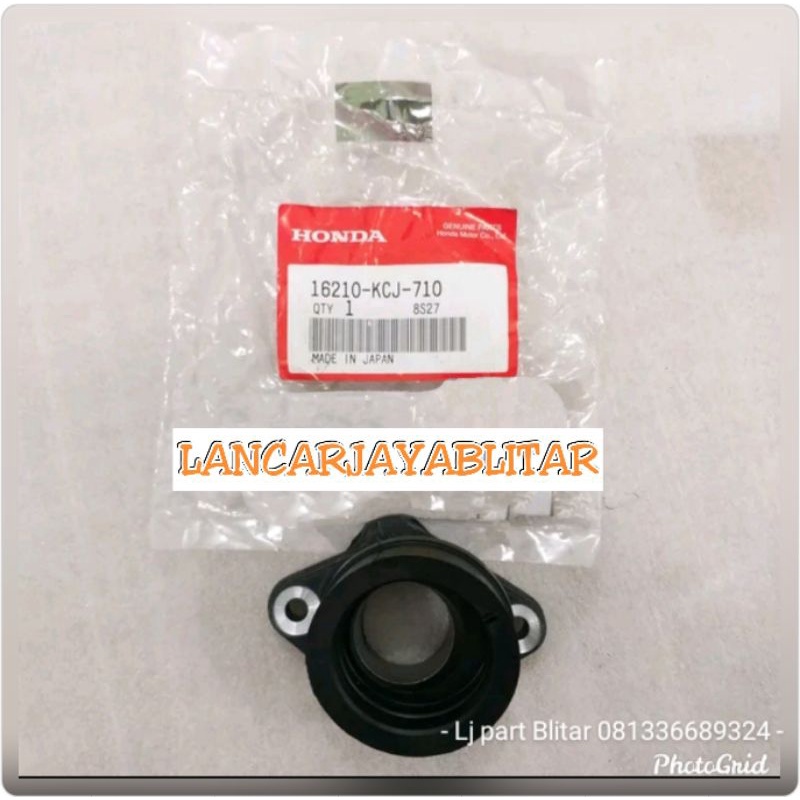 INSULATOR KARBU TIGER 2000 INTAKE MANIPOL HONDA TIGER 2000 ORIGINAL HONDA GENUINE PARTS JAPAN MANIFO