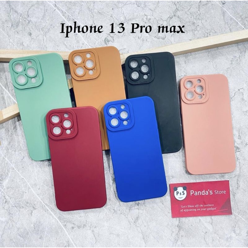 Softcase Pro Camera Iphone 13 , 13 Pro , 13 Mini , 13 Pro max Candy Case Full Color 3D Silikon TPU