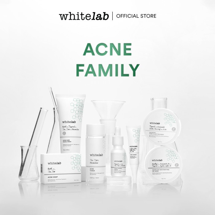 Whitelab Acne Soap - Sabun Wajah Dan Badan Untuk Kulit Berjerawat BPOM Original