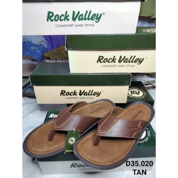 sandal rock valley pria original kulit