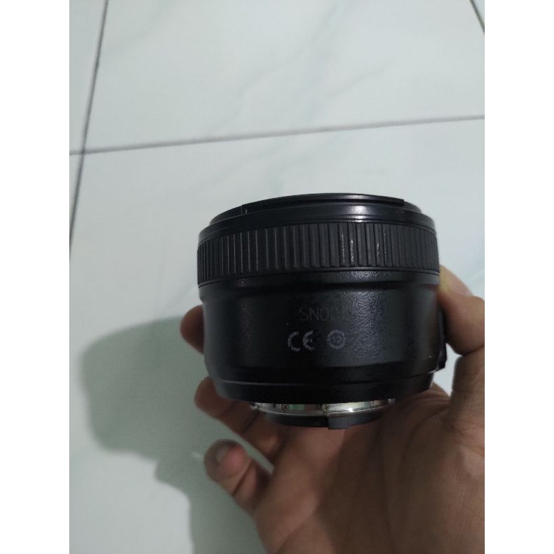 Lensa Yongnou 50mm F/1.8 For Nikon DSLR Second