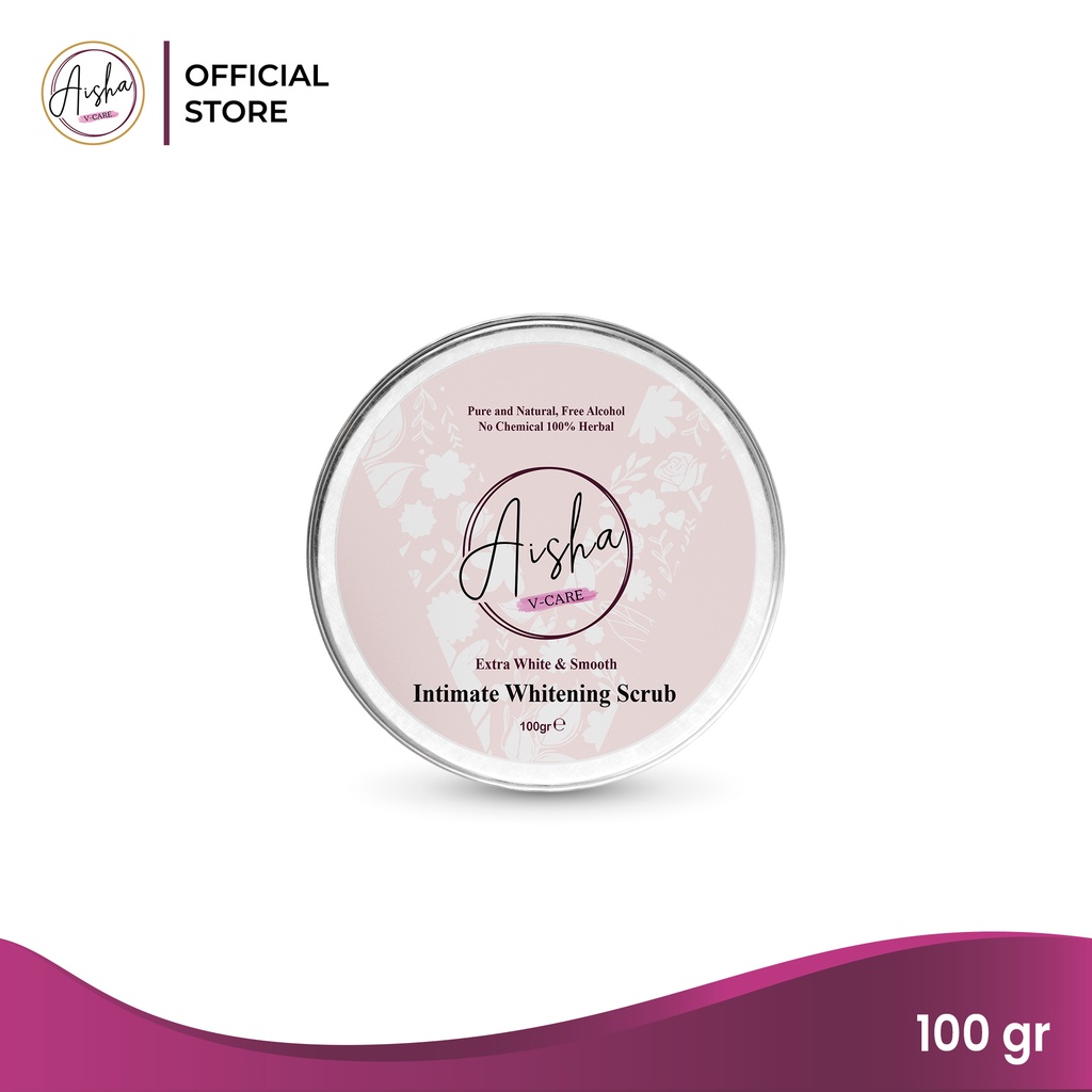 AISHAVCARE INTIMATE WHITE SCRUB - PERAWATAN KEWANITAAN ALAMI - PERAWATAN KEWANITAAN ISLAMI