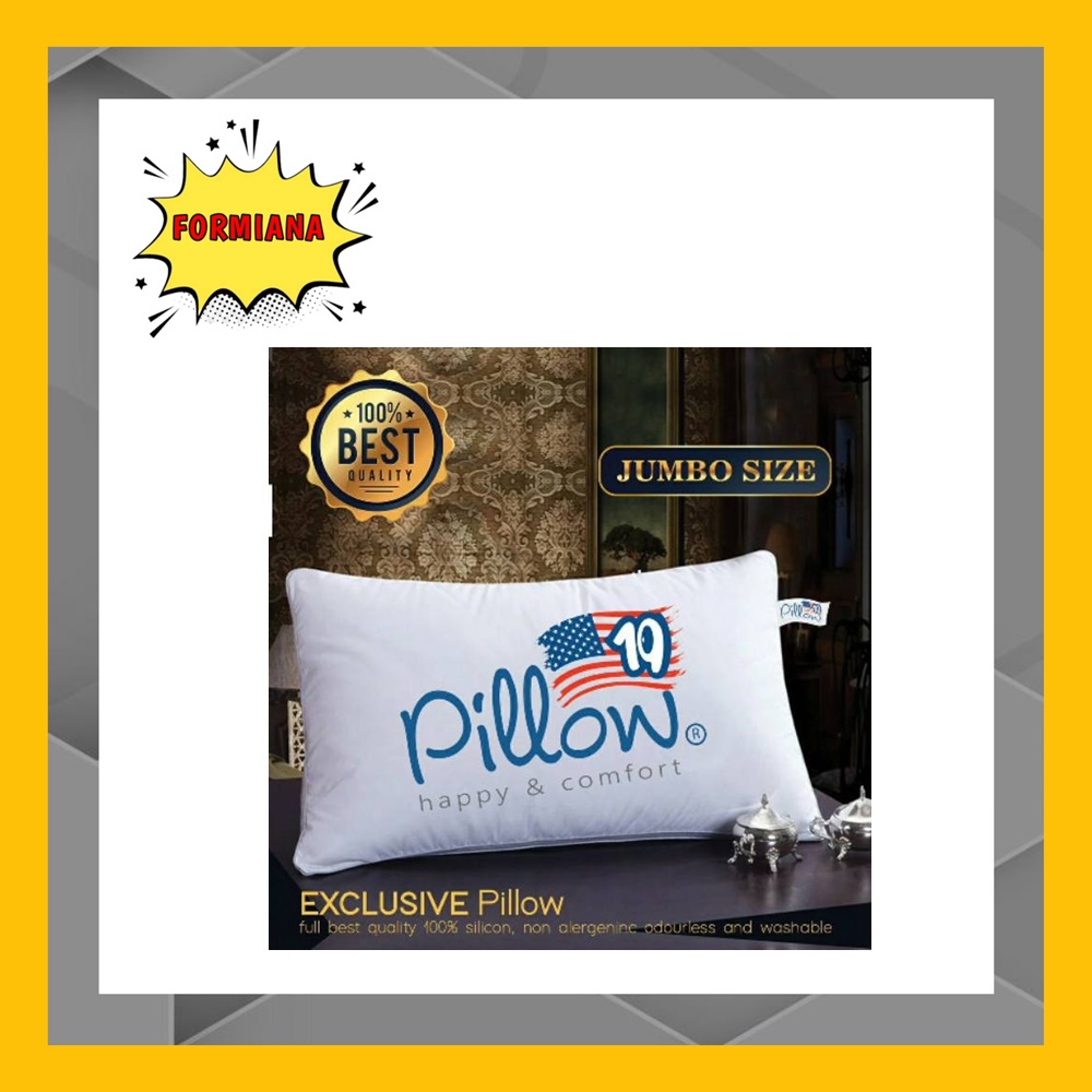 FM - Bantal Tidur Silikon 40 x 60 cm Standar Hotel USA Silicon Pillow