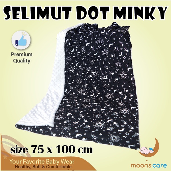 SELIMUT DOT MINKY SELIMUT BAYI SELIMUT ANAK SELIMUT MOTIF SELIMUT HANGAT UNTUK BAYI DAN ANAK BAHAN LEMBUT DAN TEBAL