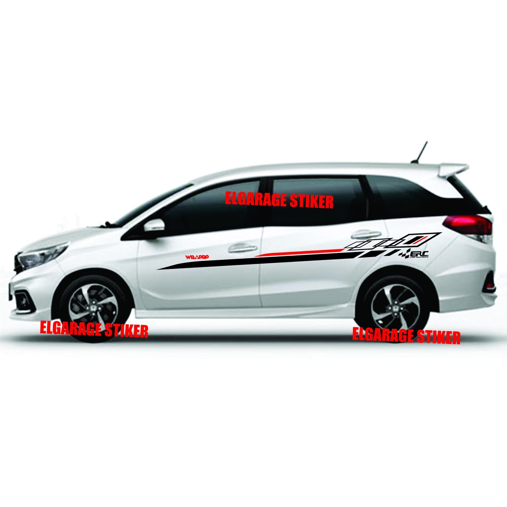 Stiker mobil honda mobilio cutting stiker list body mobil mobilio stiker striping variasi mobil mobi