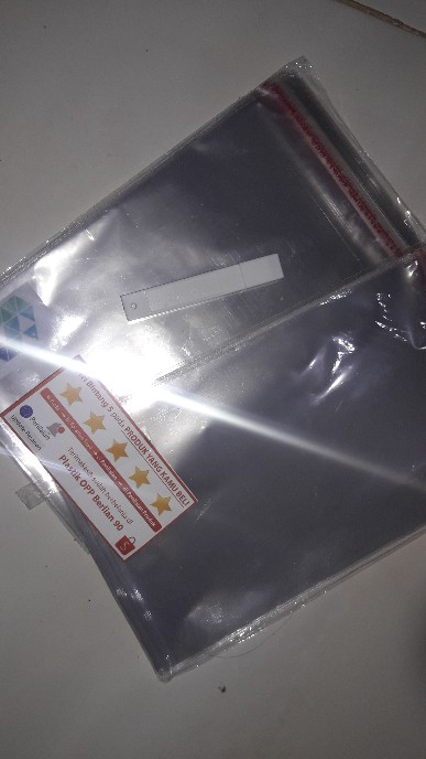 Plastik Opp 13 X 21,5 Cm 18 Mic 100lbr / Plastik Undangan
