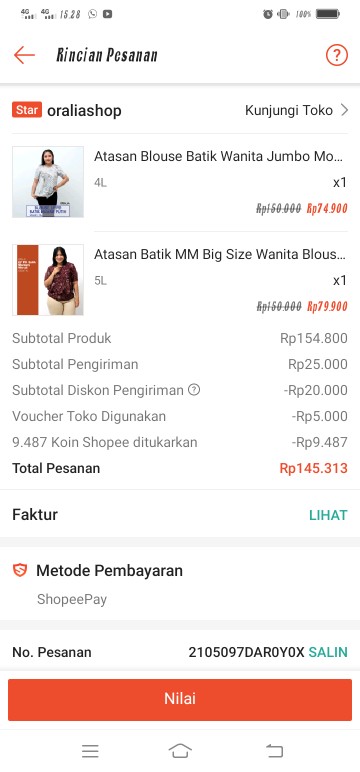 Atasan Blouse Batik Wanita Jumbo Model Bunga Bolero S-m-l-xl-xxl-3l-4l-5l Model Seragam Batik