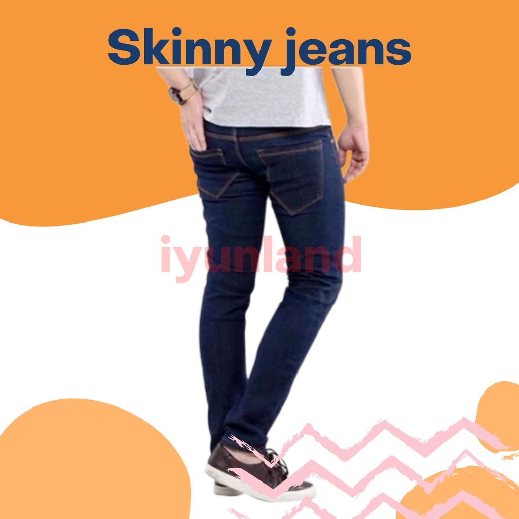 Celana jeans skinny / celana panjang jeans pria / jeans cowok / jeans pensil murah