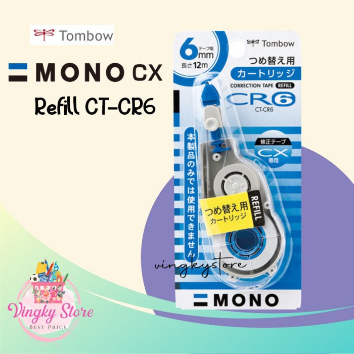 

Star Refill Tipex Tombow Biru Cx6 Promo