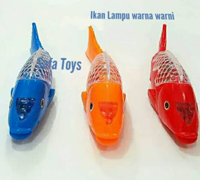 Ikan Lampu Goyang batterai