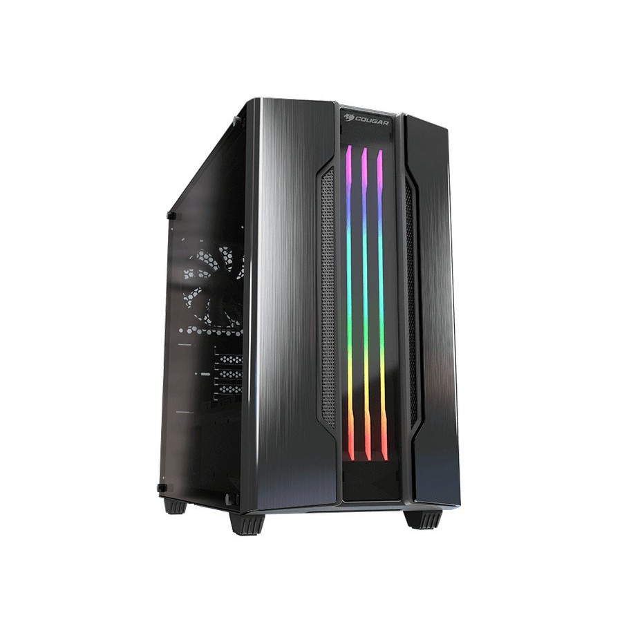 Cougar PC Case Gemini M RGB Glass-Wing Mid-Tower - Hitam