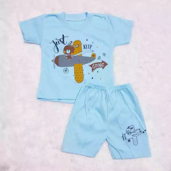 Baju Bayi / Piyama anak laki / Setelan Oblong Anak 0-12 Bulan / Baby Alicia