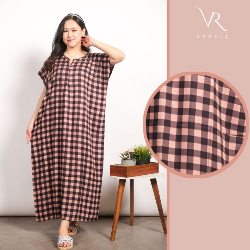 Daster busui bali habel rayon premium panjang semata kaki resleting-B10