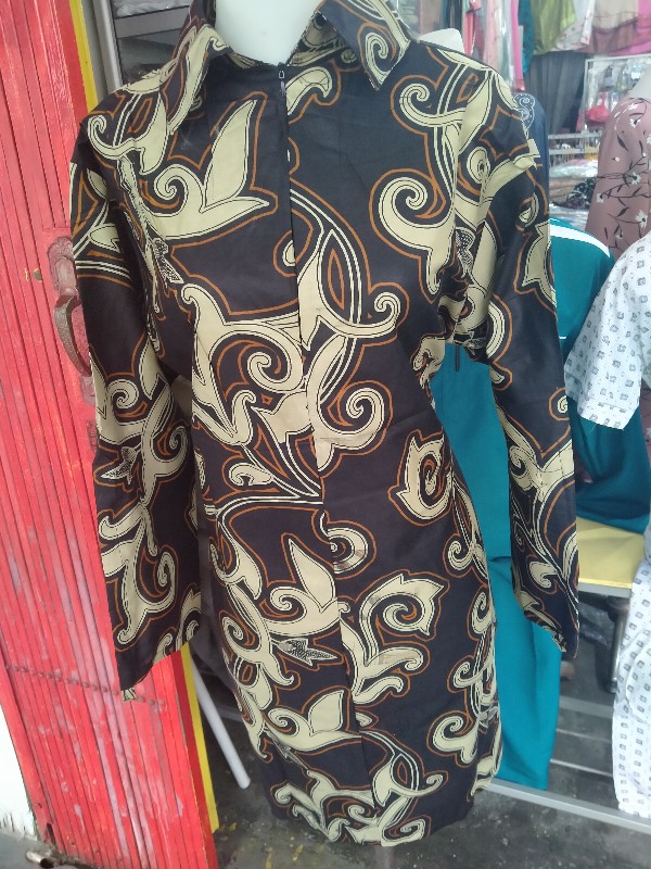 New Tunik Modern | Tunik Atasan | Tunik Batik Kantor | Batik Putramas1
